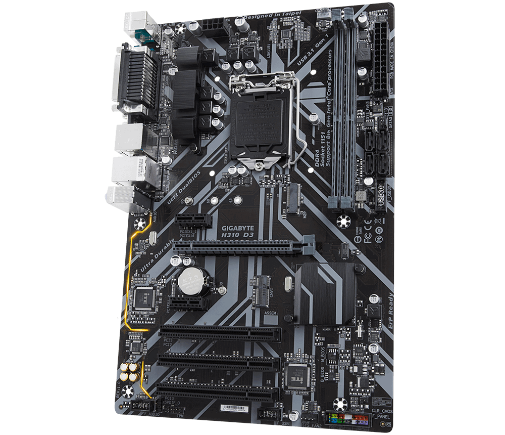 Gigabyte H310M D3 - Motherboard Specifications On MotherboardDB